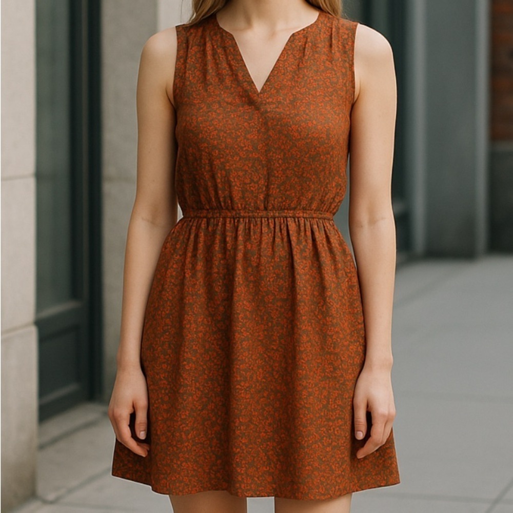 Q Mack Dress Sleeveless Womens Size XSmall  has pockets Lined Casual Comfy